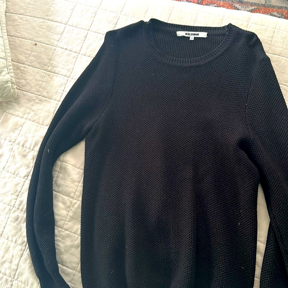 Baldwin black sweater size M